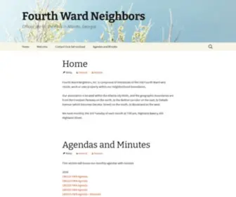 Fourthwardneighbors.org(Fourth Ward Neighbors) Screenshot