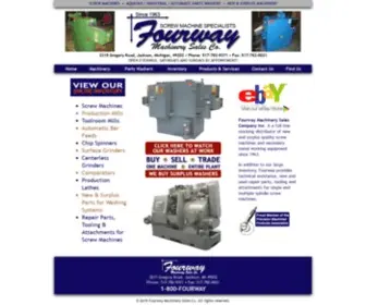 Fourway.com(Fourway Machinery Sales Company Inc) Screenshot