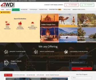 Fourwheeldriveindia.com(India Tour Packages) Screenshot