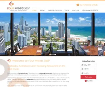 Fourwindsrestaurant.com.au(Four Winds 360°) Screenshot