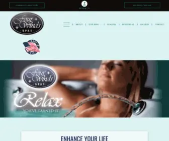 Fourwindsspas.com(Hot Tubs and Swim Spas) Screenshot