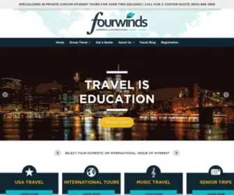 Fourwindstours.com(School Trip and Student Travel) Screenshot