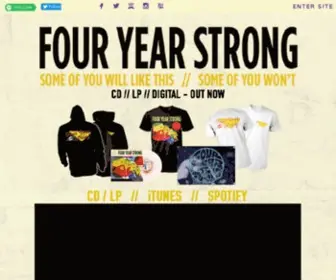 Fouryearstrongmusic.com(Four Year Strong "Brain Pain" Feb 28) Screenshot