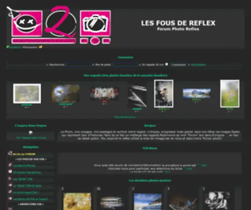 Fousdereflex.com(Page d’index) Screenshot