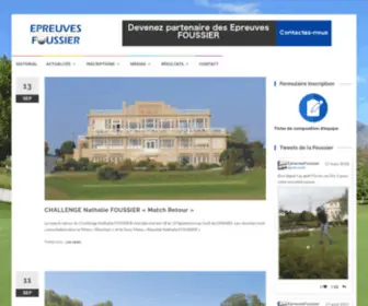 Foussier.net(Epreuves Foussier) Screenshot