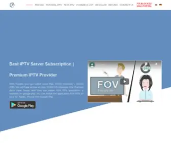 Foviptv.de(FOV IPTV) Screenshot