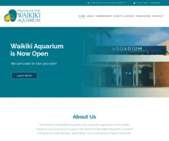 Fowaquarium.org(Friends of the Waikiki Aquarium) Screenshot