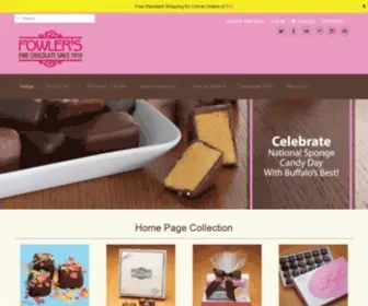 Fowlerschocolates.com(Fowler's Chocolates) Screenshot