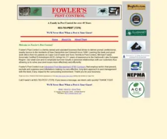 Fowlerspest.com(Fowler's Pest Control) Screenshot