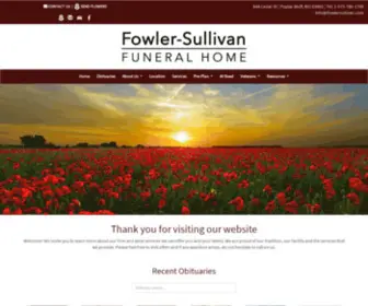 Fowlersullivanfuneralhome.com(Fowler-Sullivan Funeral Home) Screenshot