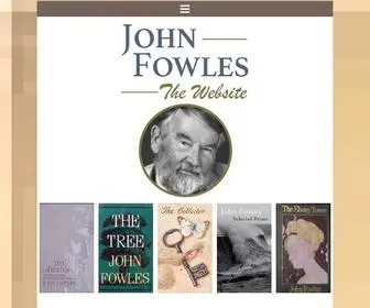 Fowlesbooks.com(John Fowles) Screenshot