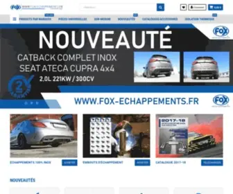 Fox-Echappements.fr(Echappements FOX 100% INOX) Screenshot