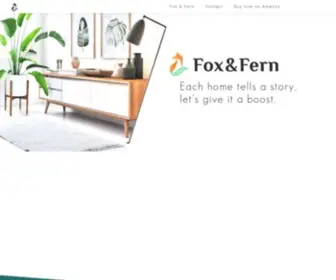 Fox-Fern.com(Mid-Century Modern Plant Stand) Screenshot