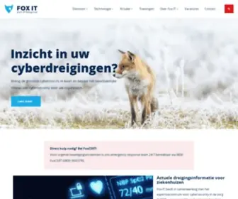 Fox-IT.com(Home – Fox) Screenshot