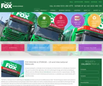 Fox-Moving.com(Removals Company) Screenshot