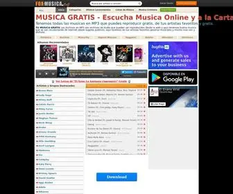 Fox-Musica.org(ESCUCHAR MUSICA ONLINE GRATIS) Screenshot