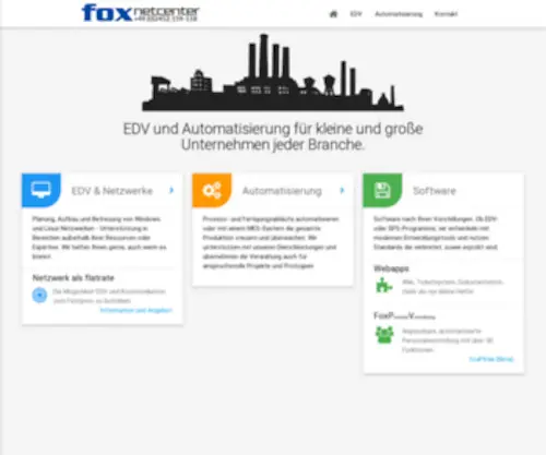 Fox-Netcenter.de(EDV und Automatisierung) Screenshot