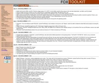 Fox-Toolkit.org(Fox Toolkit) Screenshot