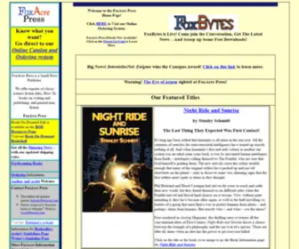 Foxacre.com(FoxAcre Press Small Press) Screenshot