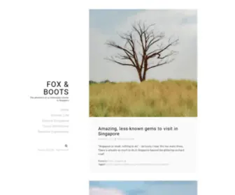 Foxandboots.com(Fox & Boots) Screenshot