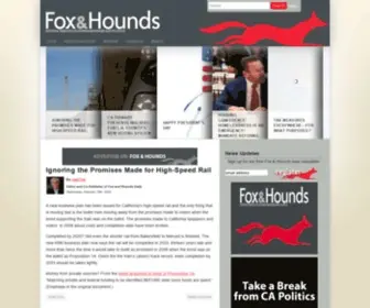 Foxandhoundsdaily.com(California Politics and Business) Screenshot