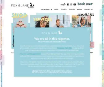 Foxandjanesalon.com(Hair Salons in NYC) Screenshot