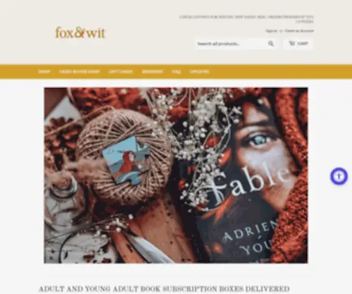 Foxandwit.com(Fox &amp; Wit) Screenshot