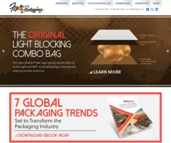 Foxbag.com(Fox Packaging) Screenshot