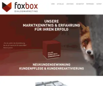 Foxbox-Direct.ch(Foxbox Direct Marketing) Screenshot