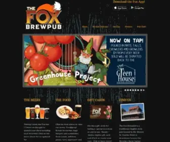 Foxbrewpub.com(The Fox Brewpub) Screenshot