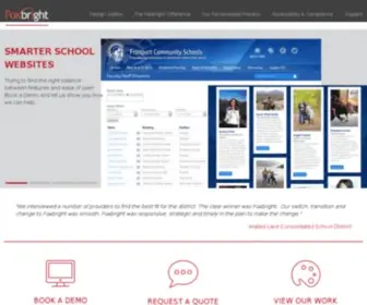 Foxbright.com(12 Website CMS for Education) Screenshot