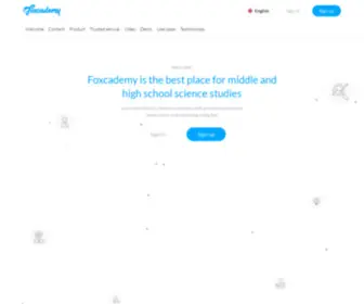 Foxcademy.com(Interactive) Screenshot
