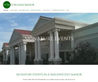 Foxchasemanor.com(Foxchase Manor) Screenshot