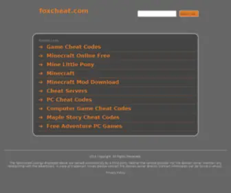 Foxcheat.com(Minecraft Mods) Screenshot