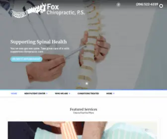 FoxchiropracticPS.com(Fox Chiropractic) Screenshot