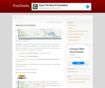 Foxclocks.org(World Times for Google Chrome) Screenshot