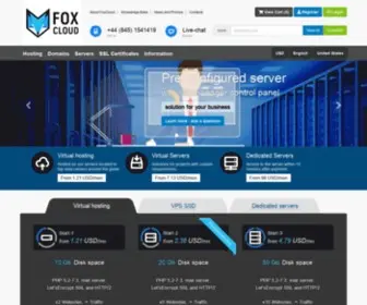 Foxcloud.net(Successful solutions for Your business) Screenshot