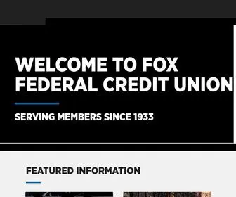 Foxcredit.org(Fox Federal Credit Union) Screenshot