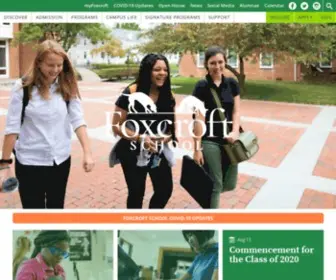 Foxcroft.org(Top Boarding School for Girls in Middleburg) Screenshot