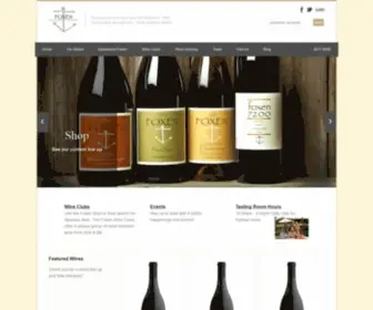 Foxenvineyard.com(Foxen Winery) Screenshot