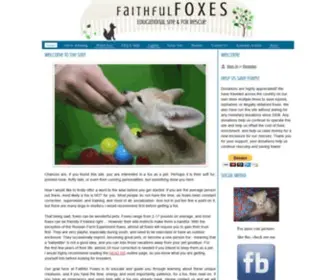 Foxesandfriends.com(A website all about foxes. Our goal) Screenshot
