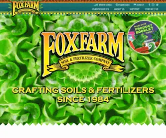 Foxfarm.com(FoxFarm Soil & Fertilizer Company) Screenshot