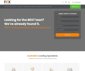 Foxfinancegroup.com.au(Finance) Screenshot