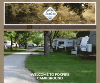 Foxfirecamping.com(Foxfire Campground) Screenshot