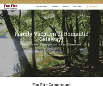 Foxfireriversidecamp.com(Fox Fire Riverside Campground) Screenshot