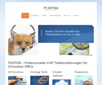 Foxfon.com(Home) Screenshot