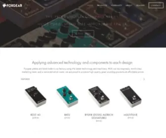 Foxgearpedals.com(FoxGear Pedals) Screenshot