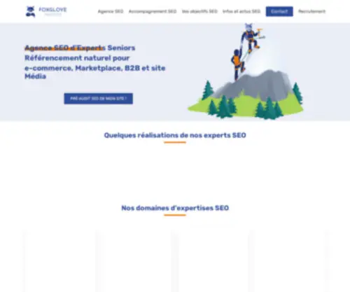 Foxglove-Partner.com(Foxglove une agence d'experts SEO seniors pour guider votre ascension) Screenshot