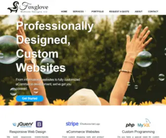 Foxglovewebsitedesigns.com(Foxglove Website Designs) Screenshot