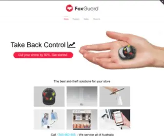 Foxguard.com.au(Our patented locking mechanism and power operated Auto) Screenshot